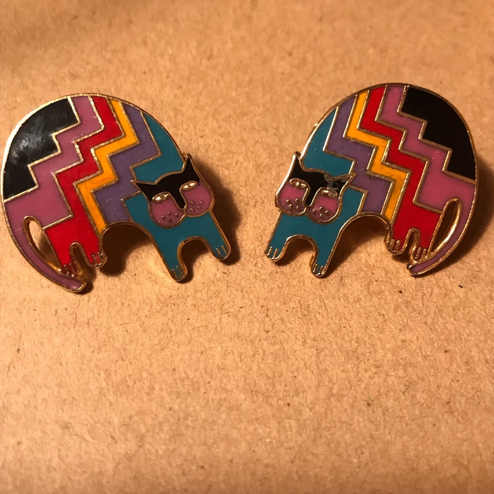 Laurel Burch Cat Earrings